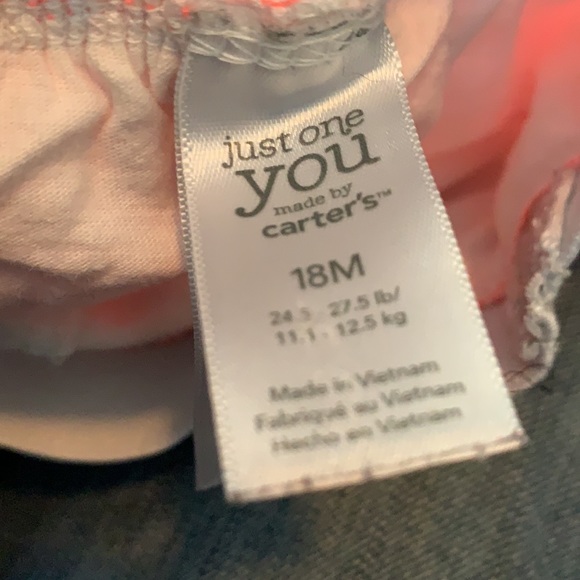 Girls Carter’s leaped orange and silver skirt - Picture 5 of 5